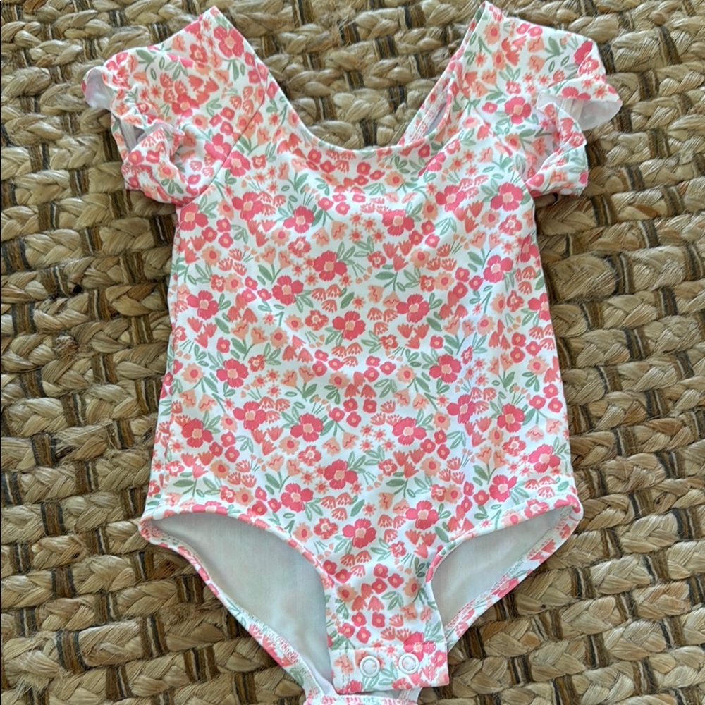 Carter's Pink Floral Baby Bodysuit